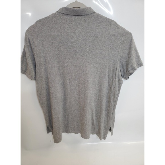 Polo Ralph Lauren Polo Shirt Mens XL Gray Pima Soft Touch Embroidered Santa Pony - Picture 5 of 8